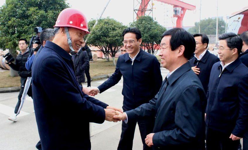 常州市委书记齐家滨一行来8188cc威尼斯电缆调研