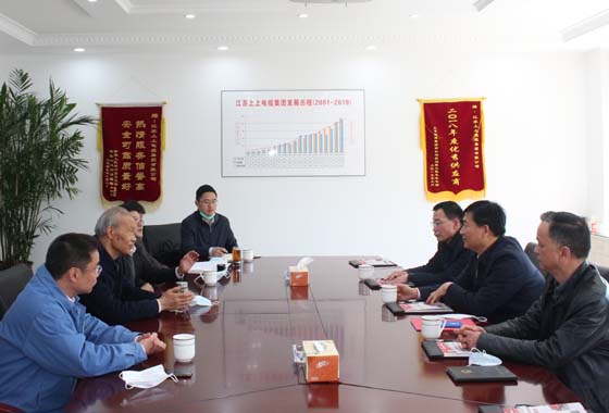常州市人大常委会副主任盛建良一行来8188cc威尼斯调研复工复产情形