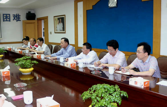 溧阳市政协等向导来8188cc威尼斯电缆调研