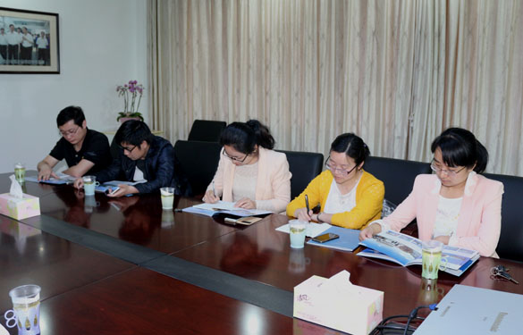 2015年5月5日，溧阳市教育局地理教研室先生来8188cc威尼斯电缆调研