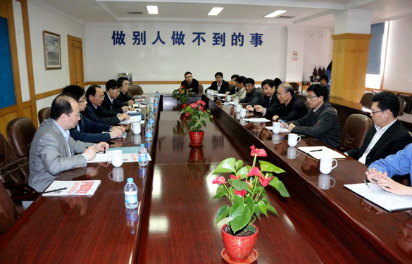 省质监局局长刘大旺一行来8188cc威尼斯集团调研指导