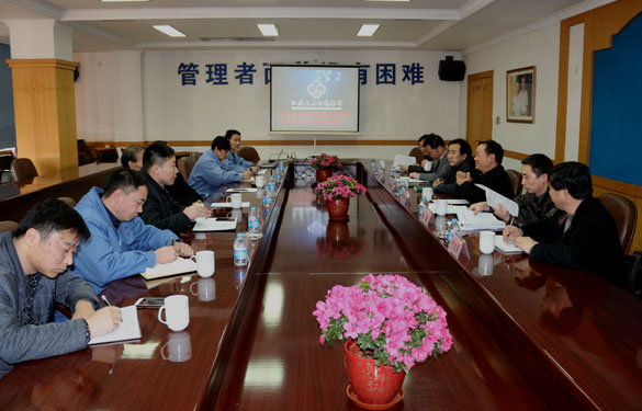 省安监局喻鸿斌副局长一行来8188cc威尼斯集团审核清静文化建设树模企业建设事情