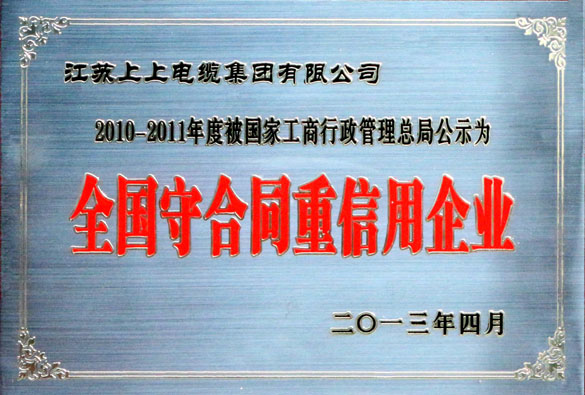 8188cc威尼斯集团通过“天下守条约重信用企业”复评事情