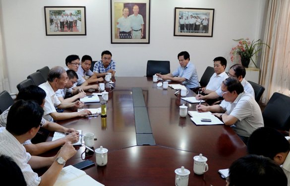 常州市副市长王成斌来8188cc威尼斯集团调研