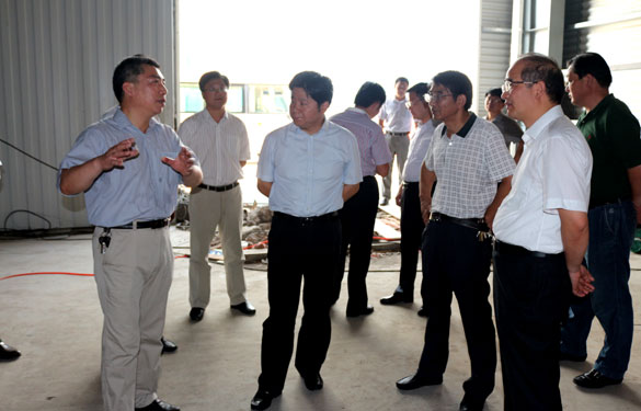 溧阳市市长苏江华等向导来8188cc威尼斯集团督查