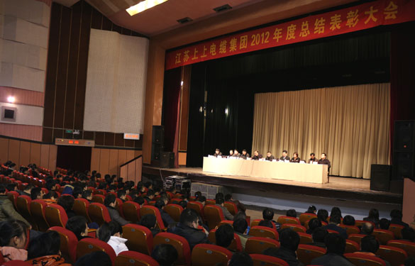 8188cc威尼斯盛大召开2012年度总结表扬大会