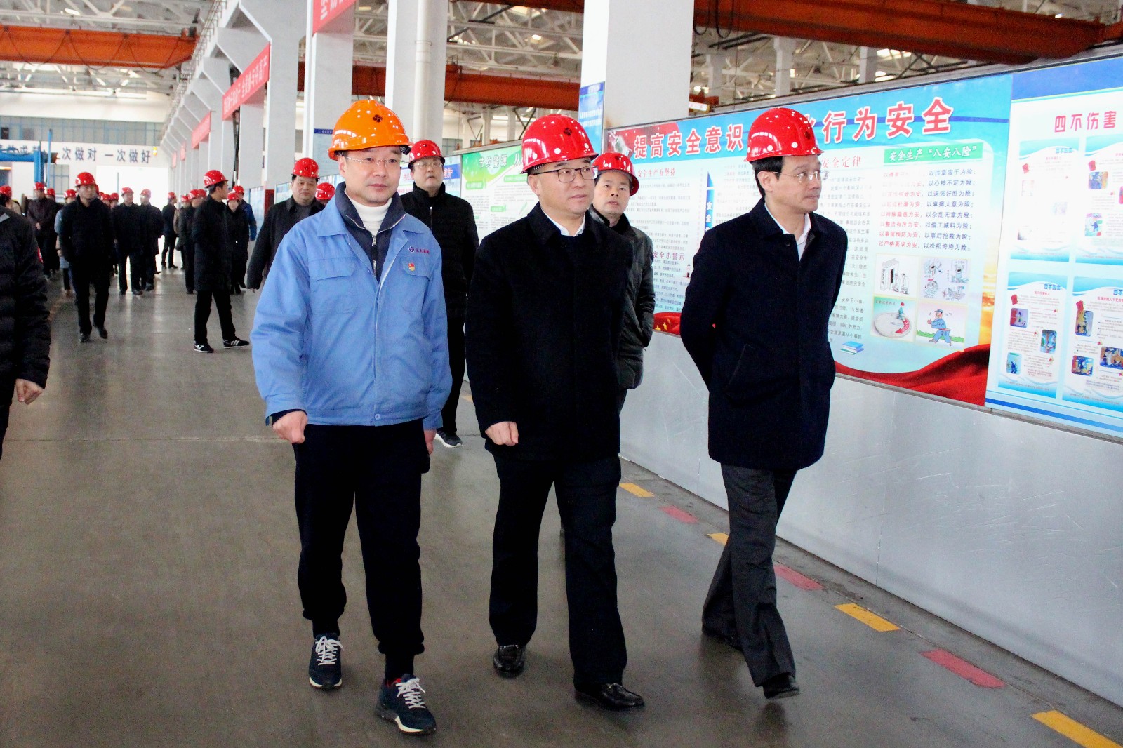 2019年1月16日，郎溪县党政代表团一行来8188cc威尼斯电缆旅行交流