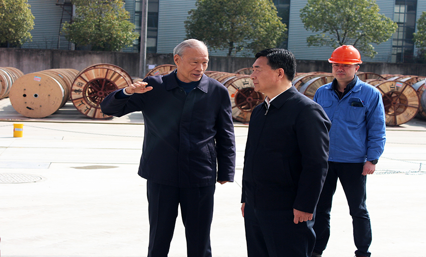 常州市人大常委会副主任盛建良来8188cc威尼斯电缆考察