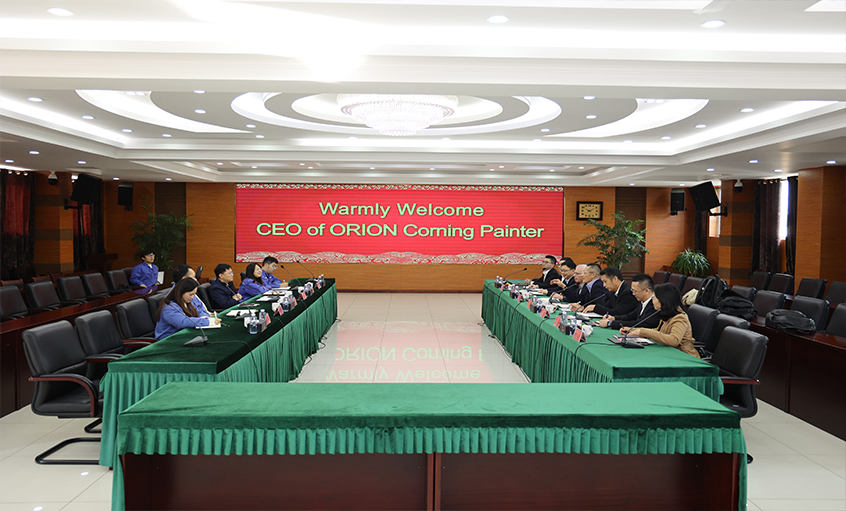 欧励隆集团CEO Corning Painter一行来8188cc威尼斯电缆旅行交流